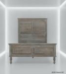 WOODEN QUEEN BED