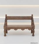 RECLAIMED CARVED TEAK WOOD BENCH