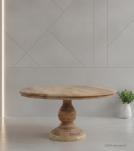 ROUND SOLID WOOD DINING TABLE