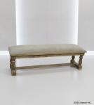 UPHOLSTERED WOOD BENCH