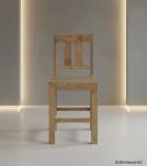 Bar wood stool