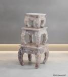 WOODEN BAJOT SET OF 3