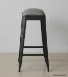 Upholstered Solid Iron Stool