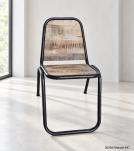 Wooden Iron Chair