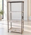 Solid Wood & Iron Shelf
