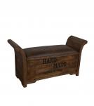 UPHOLSTERED STORAGE BENCH TRUNK