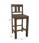 bar wood stool 