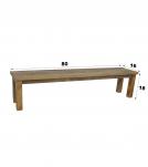 SOLID WOOD BENCH