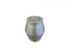 Nickel Barrel End Table