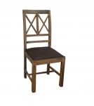 Wood  Leather Chair