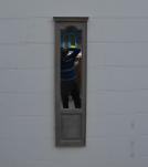 RECLAIMED SOLID WOOD PANEL FRAME & MIRROR