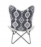 CANVAS & IRON BUTTERFLY CHAIR