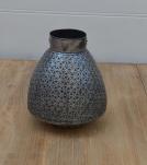 MOROCCAN STYLE METAL LATTICE TABLE LAMP