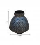 MOROCCAN STYLE METAL LATTICE TABLE LAMP