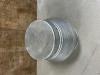 Nickel Barrel End Table
