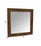SOLID WOOD FRAME & MIRROR