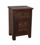 SOLID RECLAIMED WOOD SIDE TABLE NIGHTSTAND