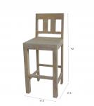 bar wood stool 