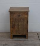 SOLID HAND CARVED WOOD NIGHTSTAND / END TABLE