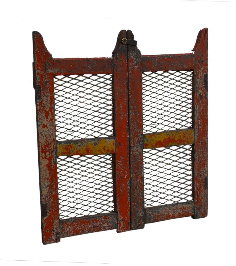 WOODEN SMALL DOOR WITH IRON JALI