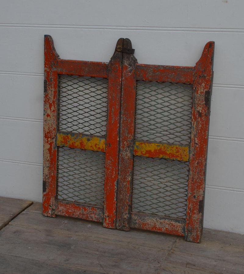 WOODEN SMALL DOOR WITH IRON JALI