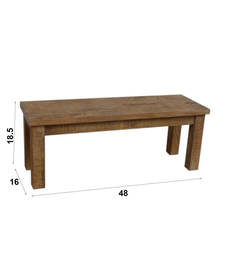SOLID WOOD BENCH