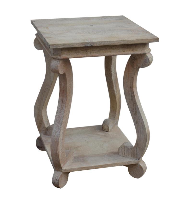SOLID WOOD END TABLE