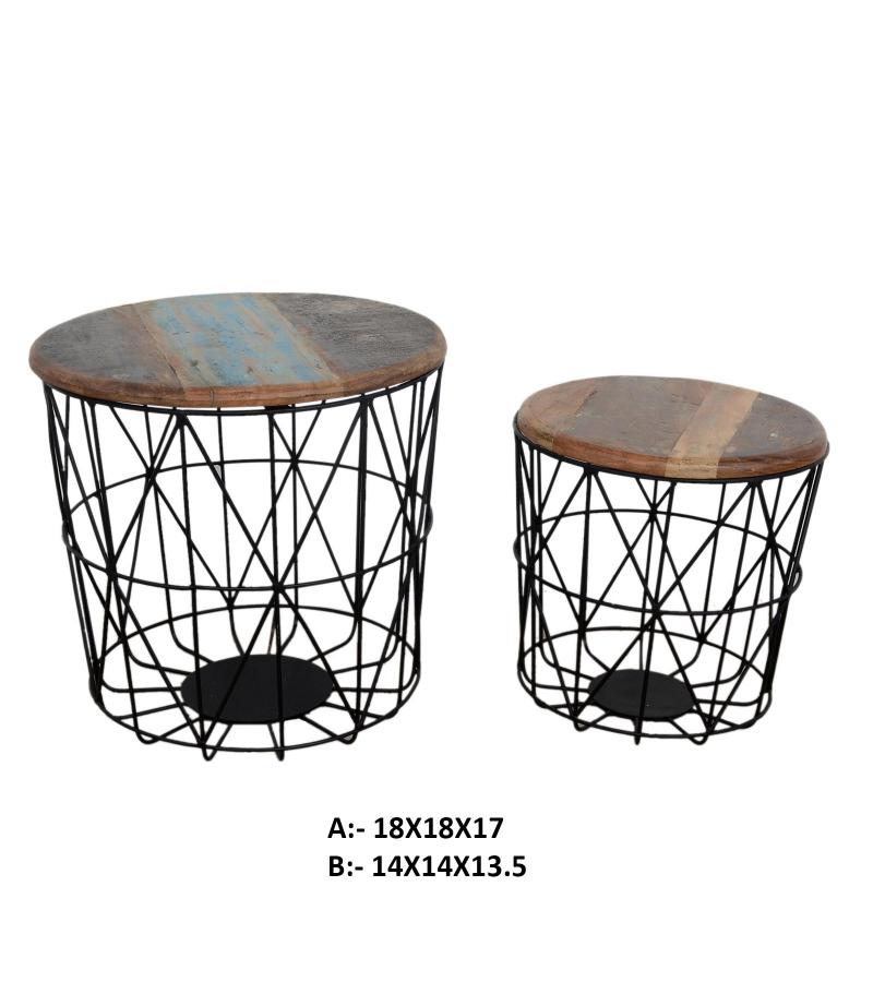 SET OF 2 END TABLES
