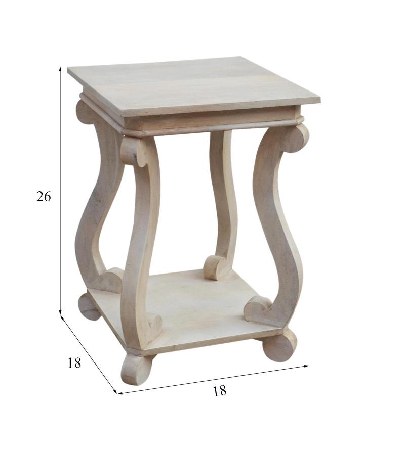 SOLID WOOD END TABLE SIDE TABLE
