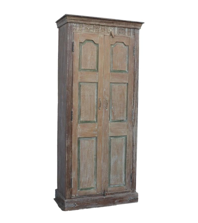 RECLAIMED TALL TEAK WOOD CABINET STORAGE