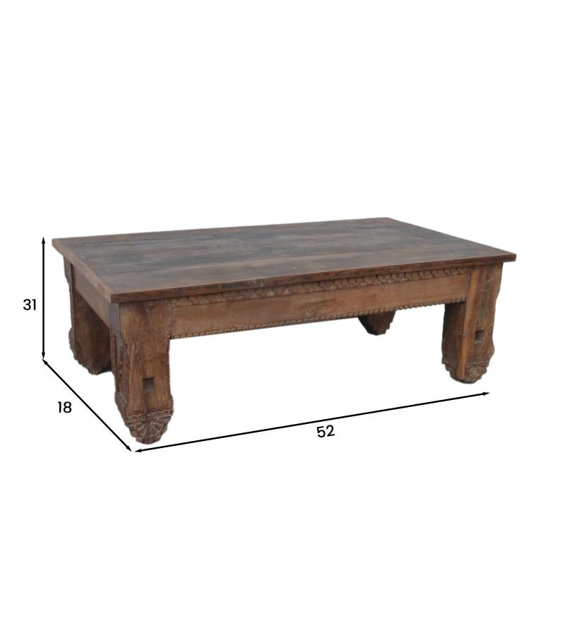 SOLID RECLAIMED WOOD COFFEE TABLE