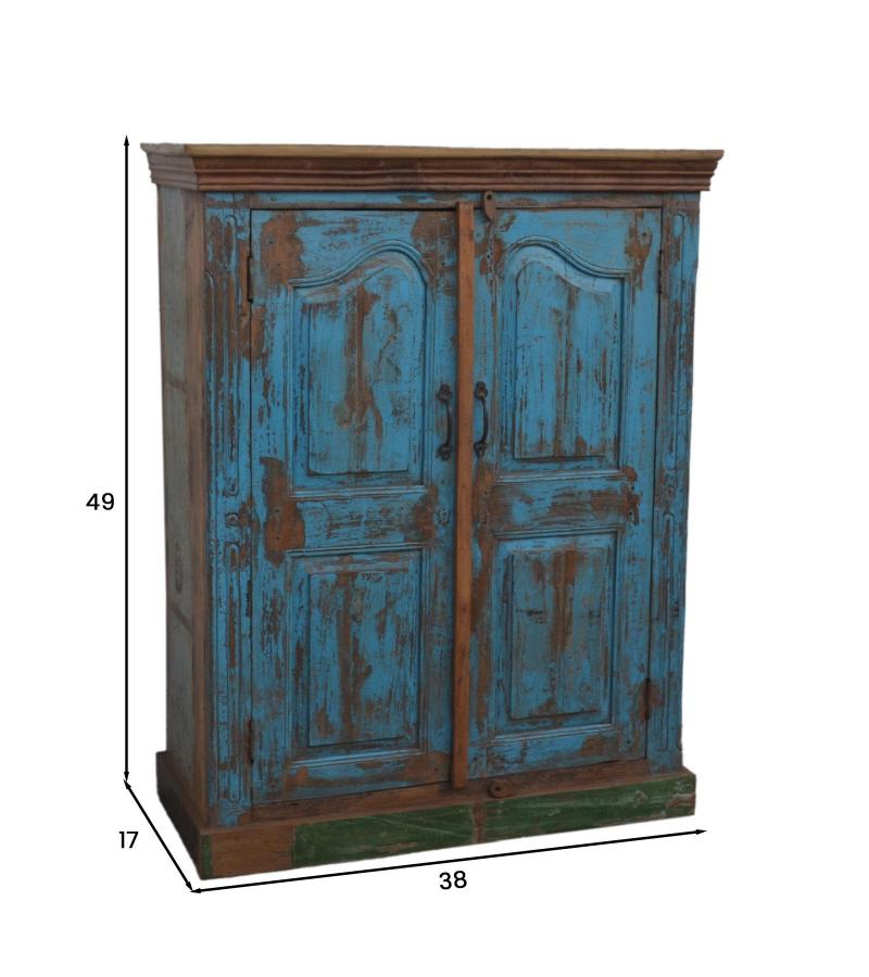 VINTAGE RECLAIMED TEAK CABINET