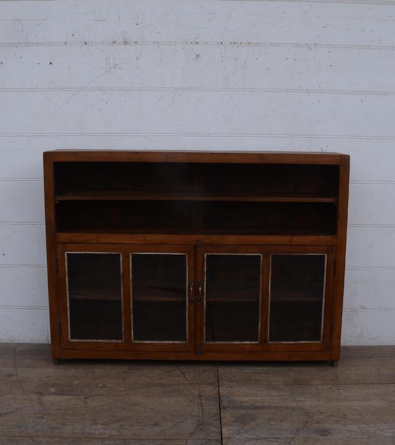 VINTAGE RECLAIMED TEAK CABINET W/ SHELVES