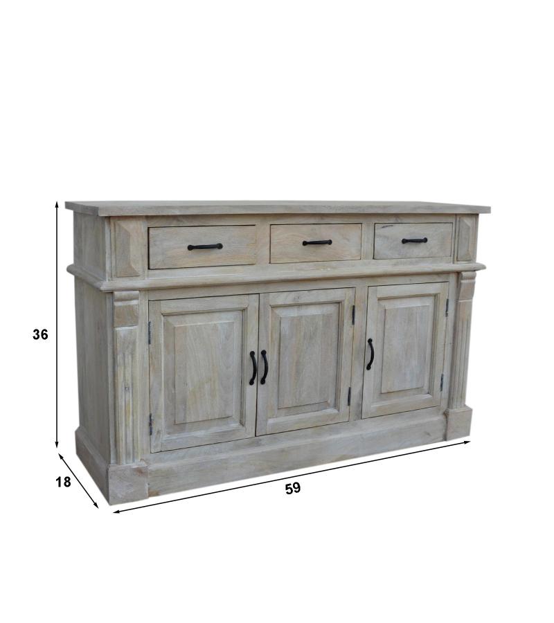 WOODEN SIDEBOARD