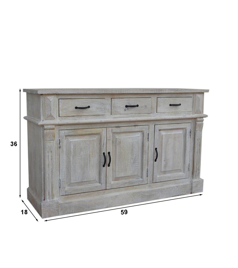 WOODEN SIDEBOARD