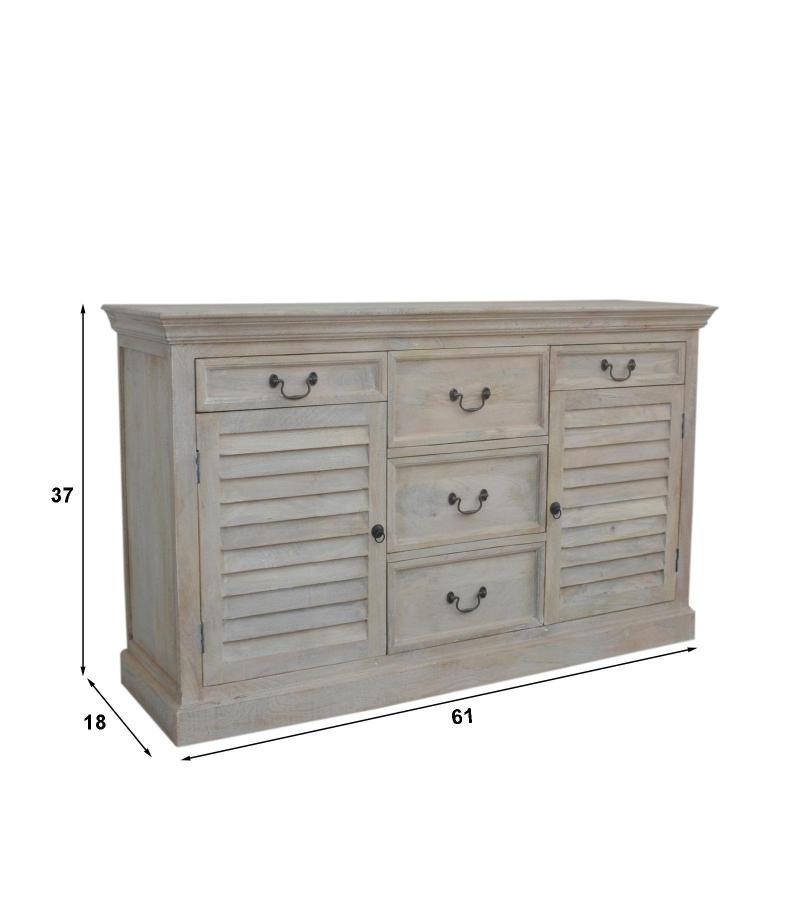 WOODEN SIDEBOARD