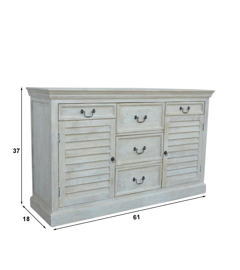WOODEN SIDEBOARD