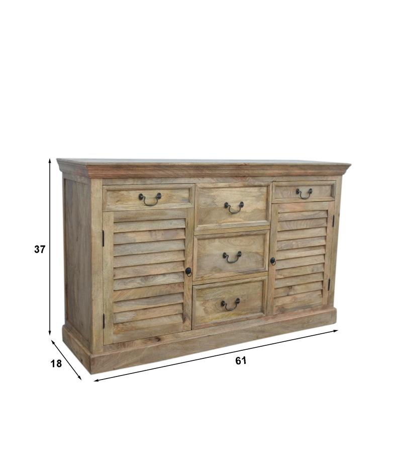 WOODEN SIDEBOARD
