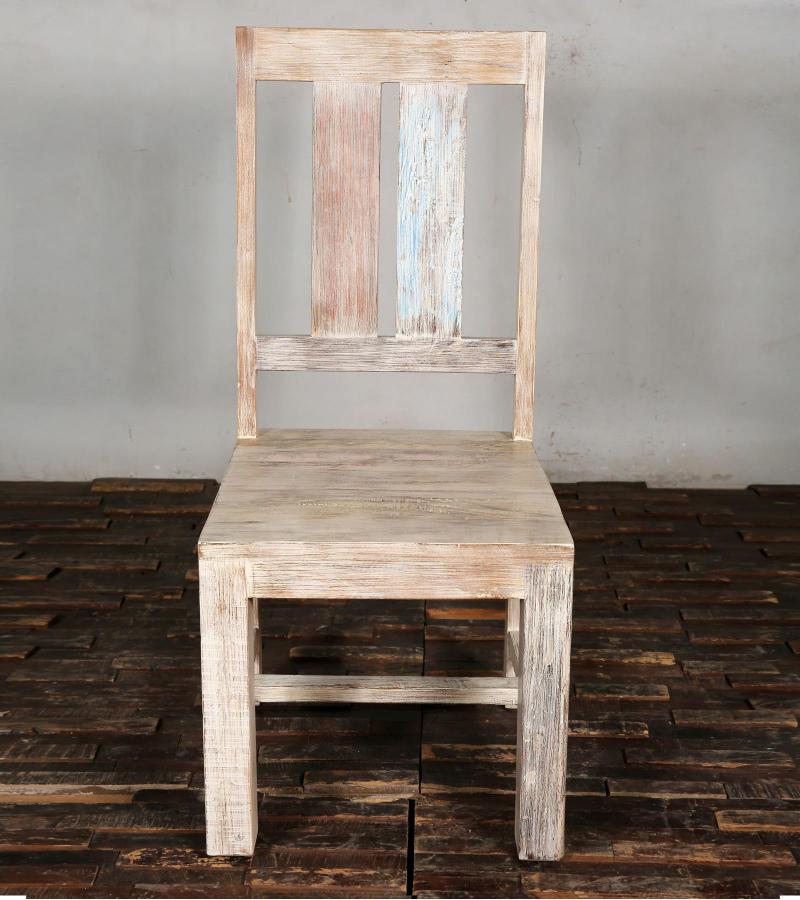 SOLID HAND CARVED RECLAIMED TEAK CHAIR