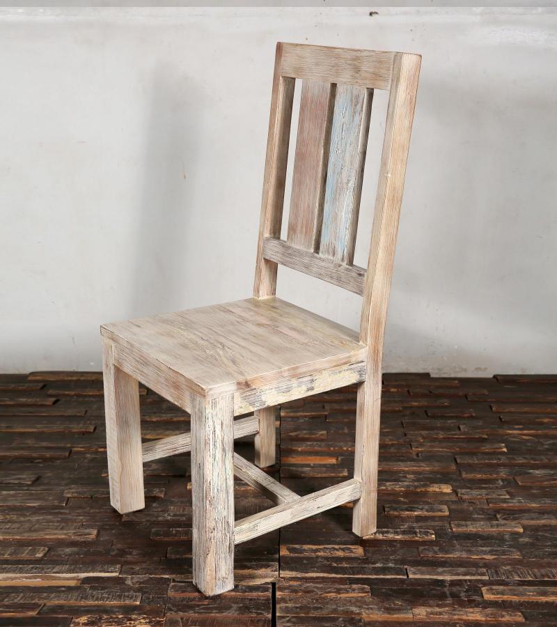 SOLID HAND CARVED RECLAIMED TEAK CHAIR