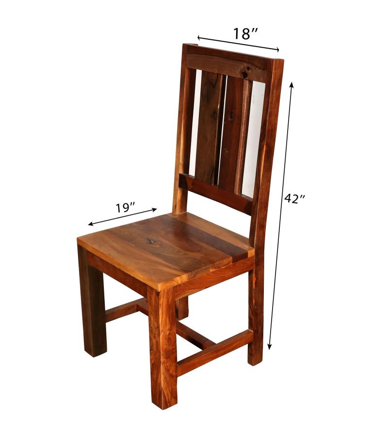 SOLID HAND  RECLAIMED TEAK CHAIR.