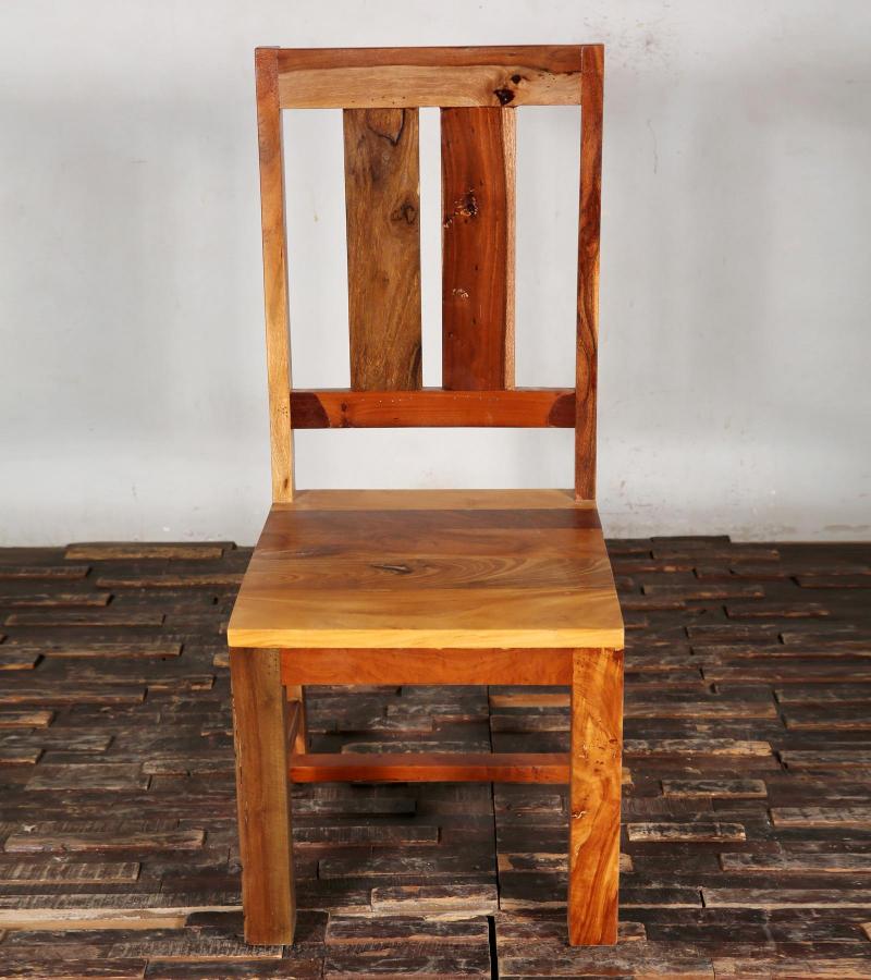 SOLID HAND  RECLAIMED TEAK CHAIR.