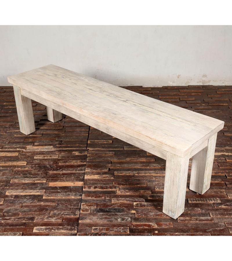 SOLID RECLAIMED TEAK WOOD BENCH
