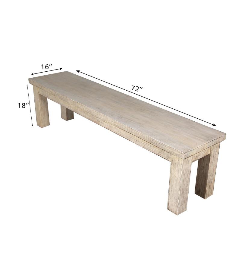SOLID RECLAIMED TEAK WOOD BENCH