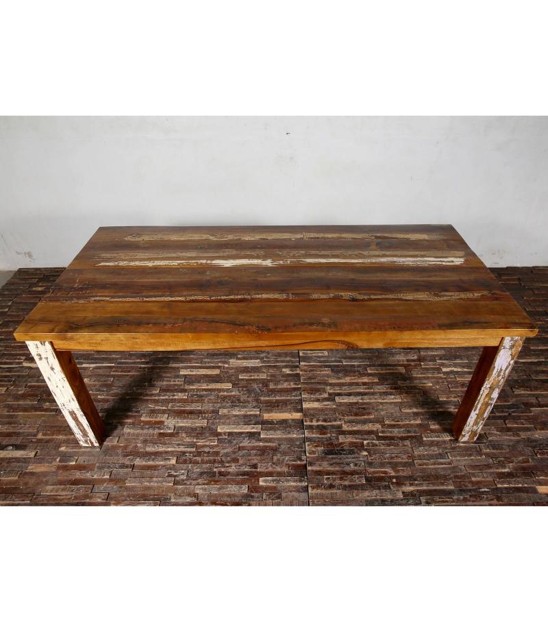 RECLAIMED SOLID TEAK WOOD DINING TABLE