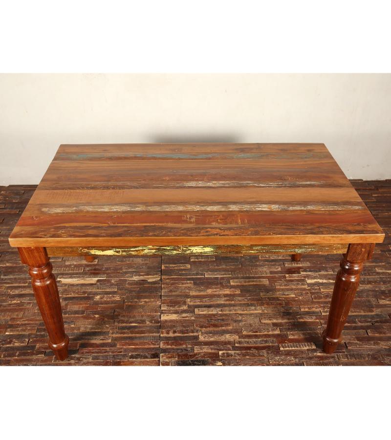 RECLAIMED SOLID TEAK WOOD DINING TABLE
