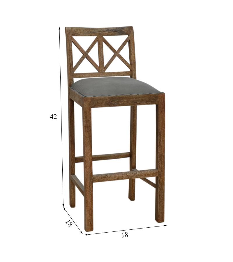Bar Chair leather seat