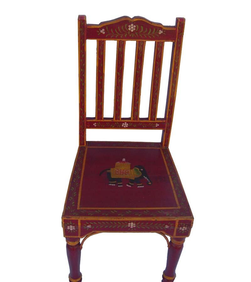 Hand Painted Solid Wood Chair