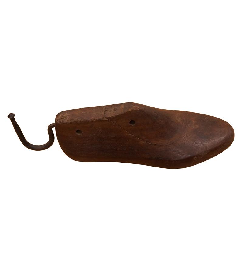 Solid Wood Shoe Hook