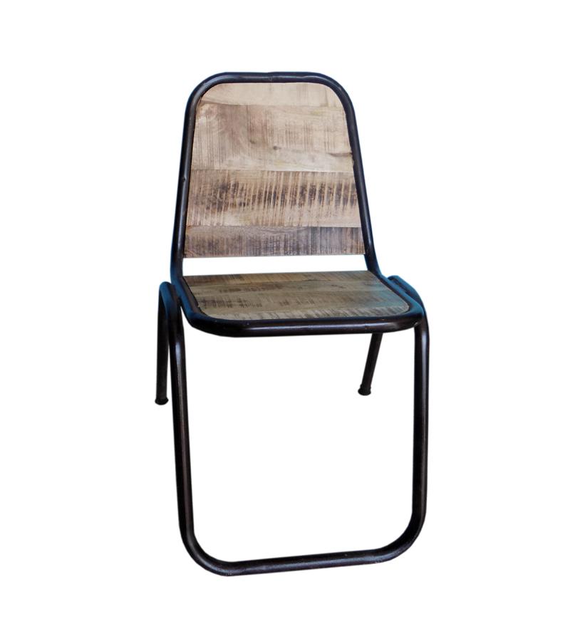 Wooden Iron Chair